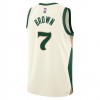 Dres Boston Celtics Jaylen Brown 7 Nike 2023-24 City Edition Bijela Swingman